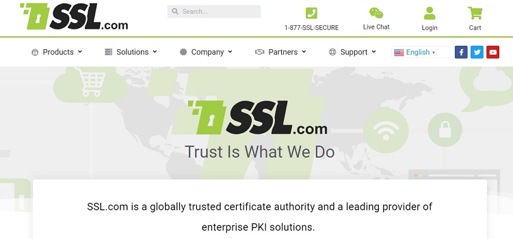 SSL.com - Cheap SSL, TLD, and digital certificates provider