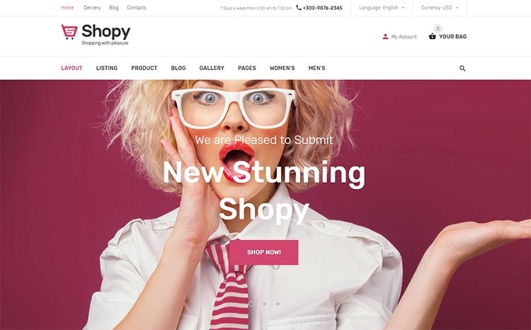 Shopy - Shopify Template Design