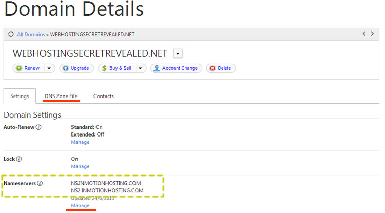 Updating DNS record after migration