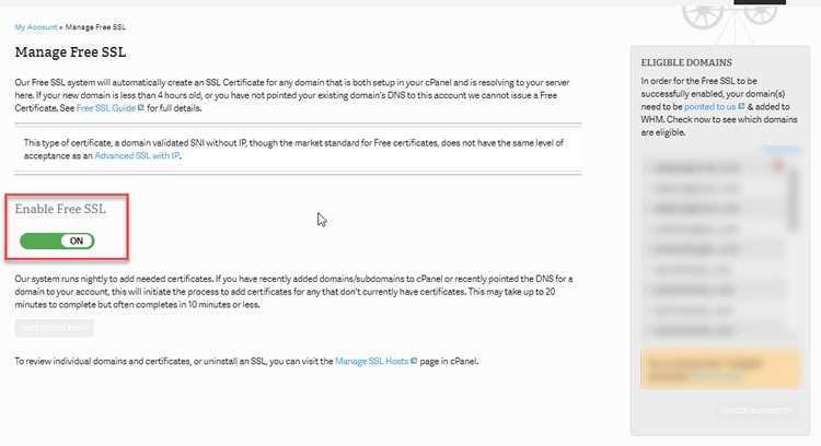 step 2 - installing auto ssl at inmotion hosting - important for business websites