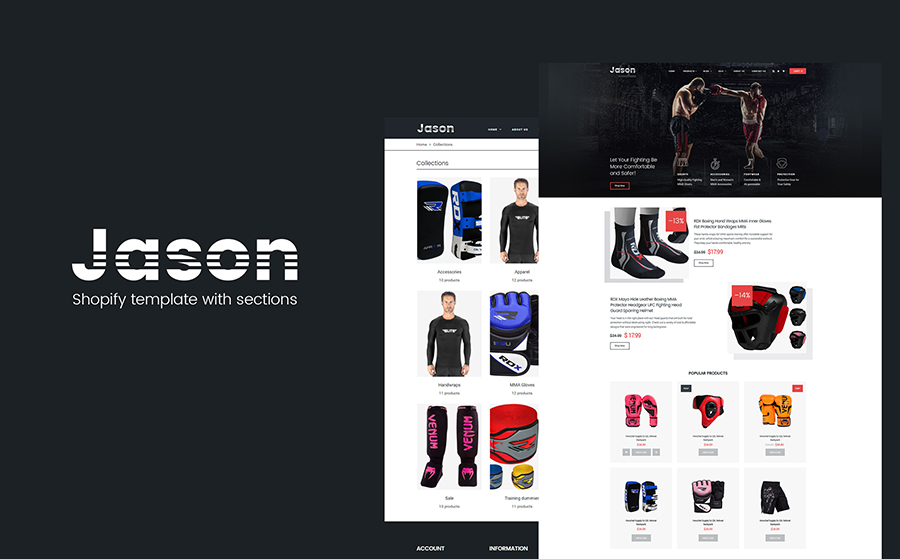 Martial Arts Responsive Shopify Theme