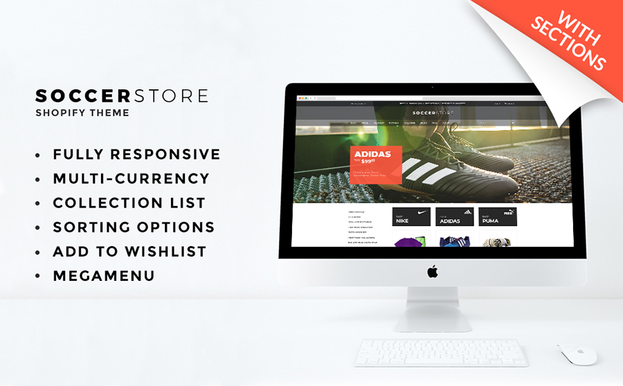 Soccer Store Shopify Theme 