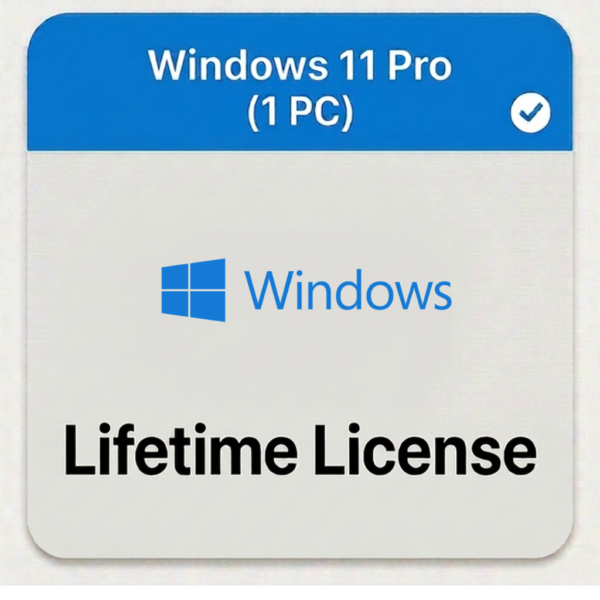 Windows 11 Pro (1 PC) — Lifetime License [Digital]
