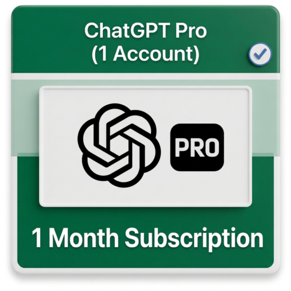 ChatGPT Pro (1 Account) — 1 Month Subscription [Digital]