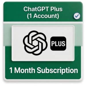 ChatGPT Plus (1 Account) — 1 Month Subscription [Digital]
