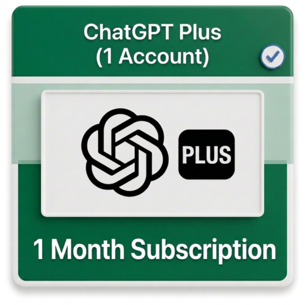 ChatGPT Plus (1 Account) — 1 Month Subscription [Digital]