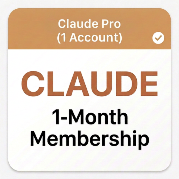 Claude Pro (1 Account) — 1 Month Subscription [Digital]