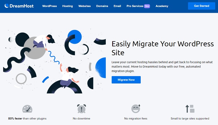 DreamHost WordPress migration