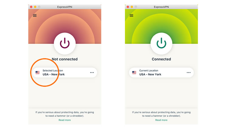 ExpressVPN - Select Locations