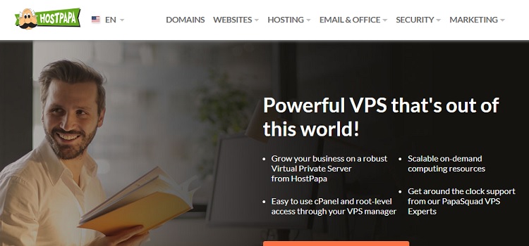 HostPapa VPS Hosting