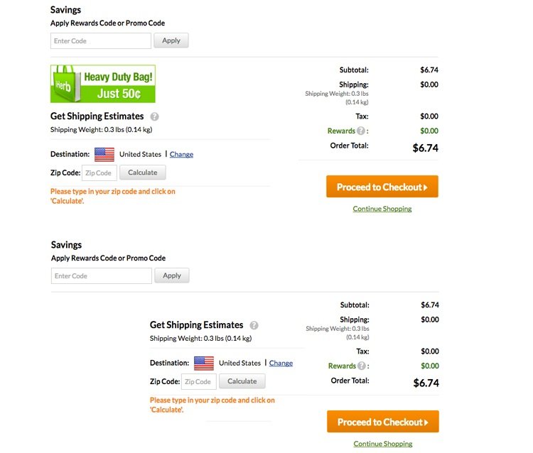 For example - Removing distraction during the checkout. A redesign of the checkout process (the bottom) that removes the offer and moves the calculator closer to the order total box, turns out to be the right move