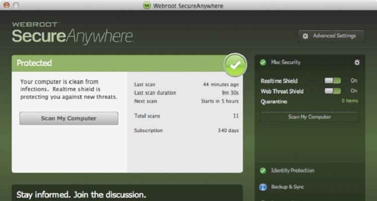 Webroot SecureAnywhere AntiVirus